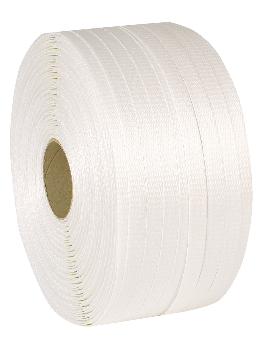 16mm x 850m  450kg Woven Cord Polyester Strapping